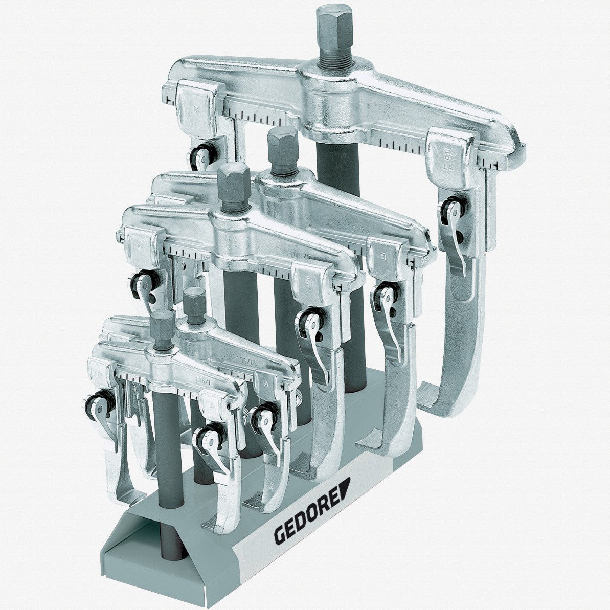 Gedore 1.06/ST-E Puller set with display stand 1.06/1-E-1.06/3-E