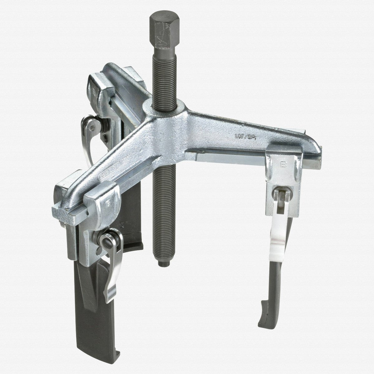 Gedore 1.07/S2-E Quick-release puller, 3-arm pattern, with slim legs 200x150 mm