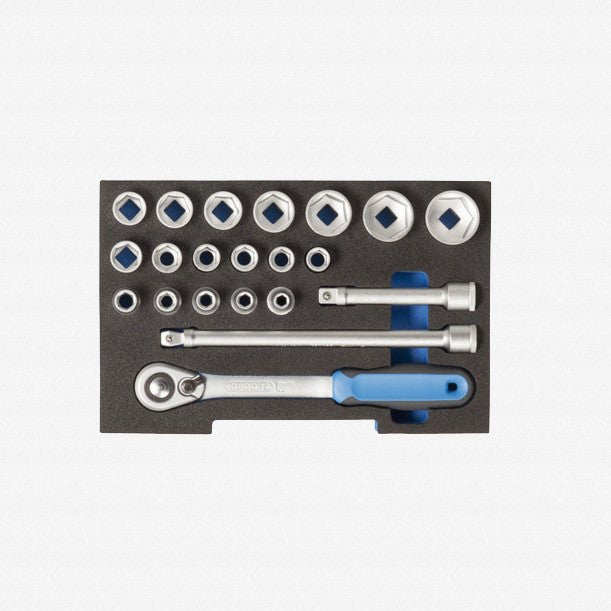 Gedore 1100 CT1-19 Socket set 1/2", in 1/2 L-BOXX 136 Module