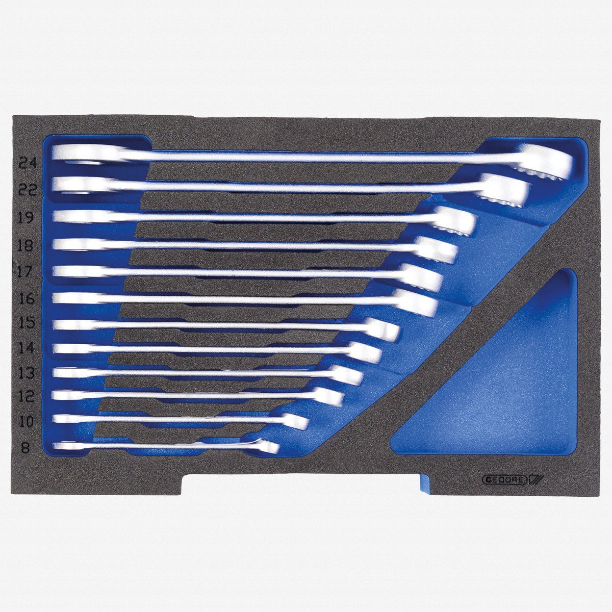 Gedore 1100 CT1-7 Metric Combination Wrench set, in 1/2 L-BOXX 136 Module