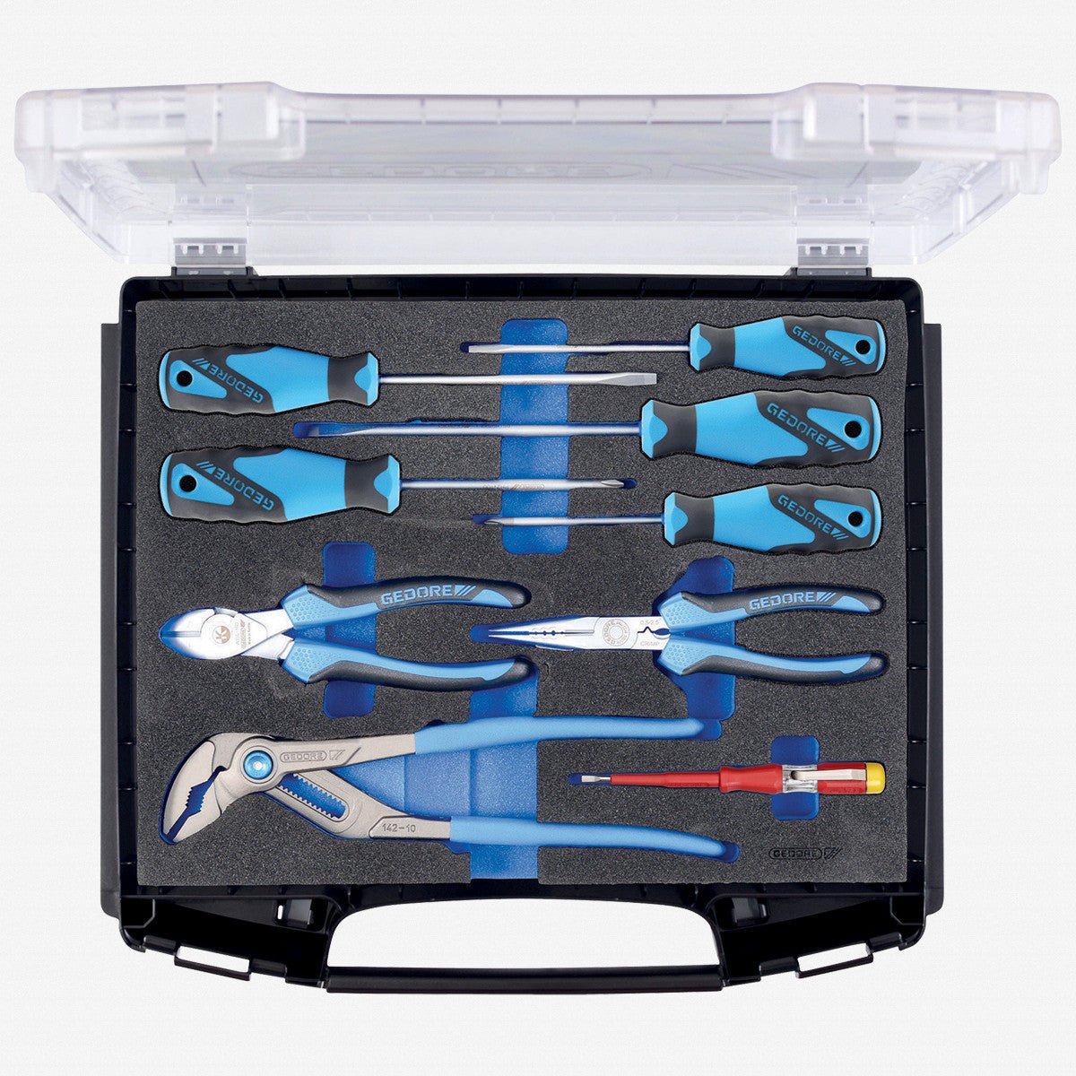 Gedore 1101 CT-142-2150 Pliers/screwdriver assortment, in i-BOXX 72