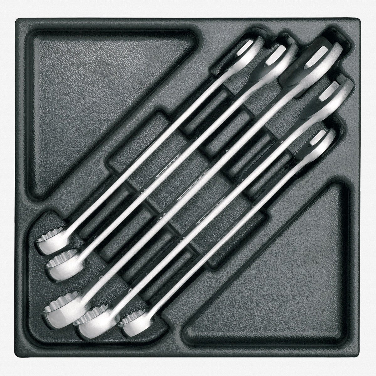 Gedore 1500 ES-7-32 Metric Combination Wrench Set in 2/3 ES Tool Module, 23 - 32 mm, 5 Pieces