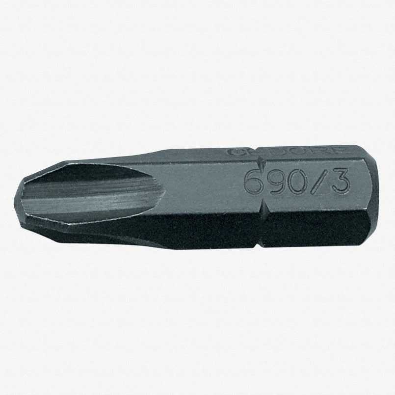 Gedore 690 3 S-010 Screwdriver bit 1/4" PH 3