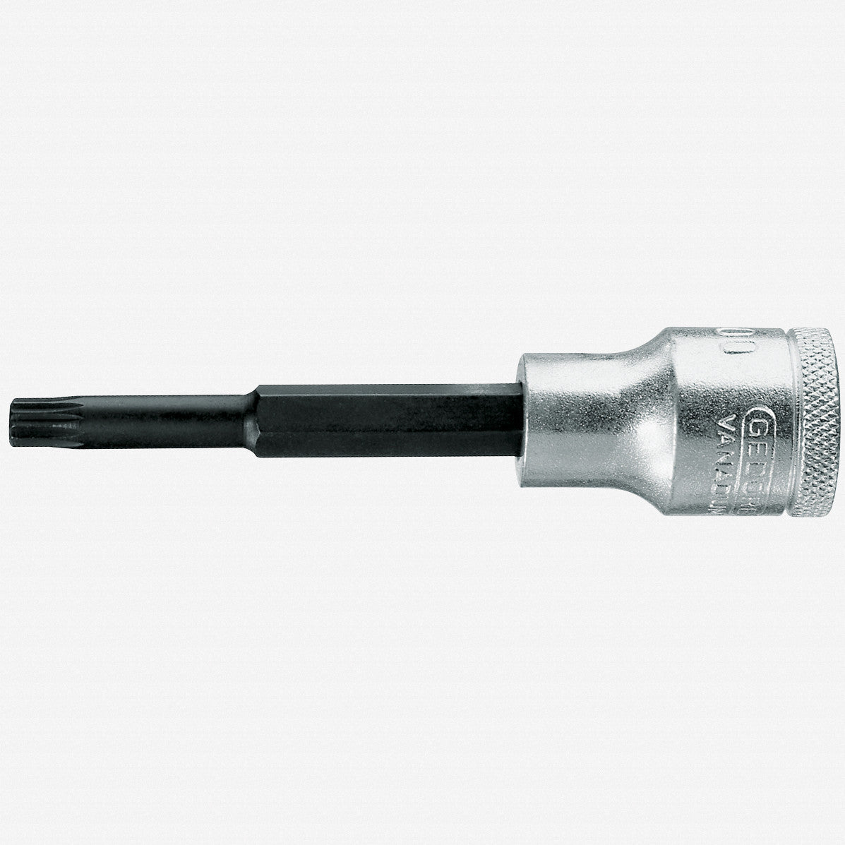 Gedore INX 19 L 6-100 Screwdriver bit socket 1/2", long XZN M6