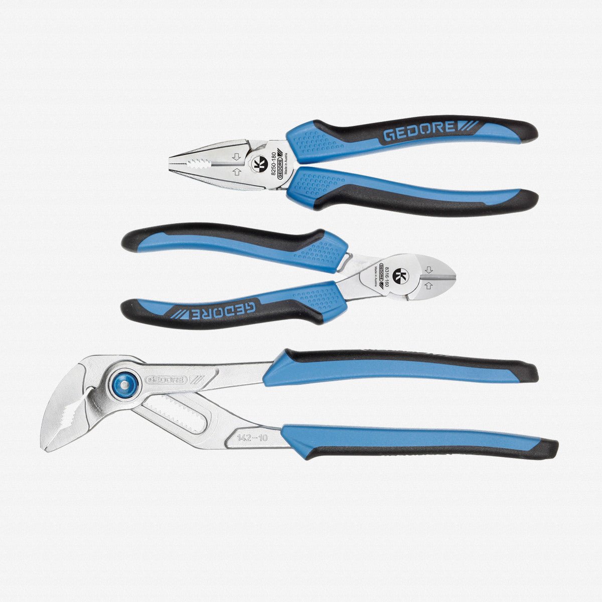 Gedore S 8303 JC Pliers set, 3 pcs