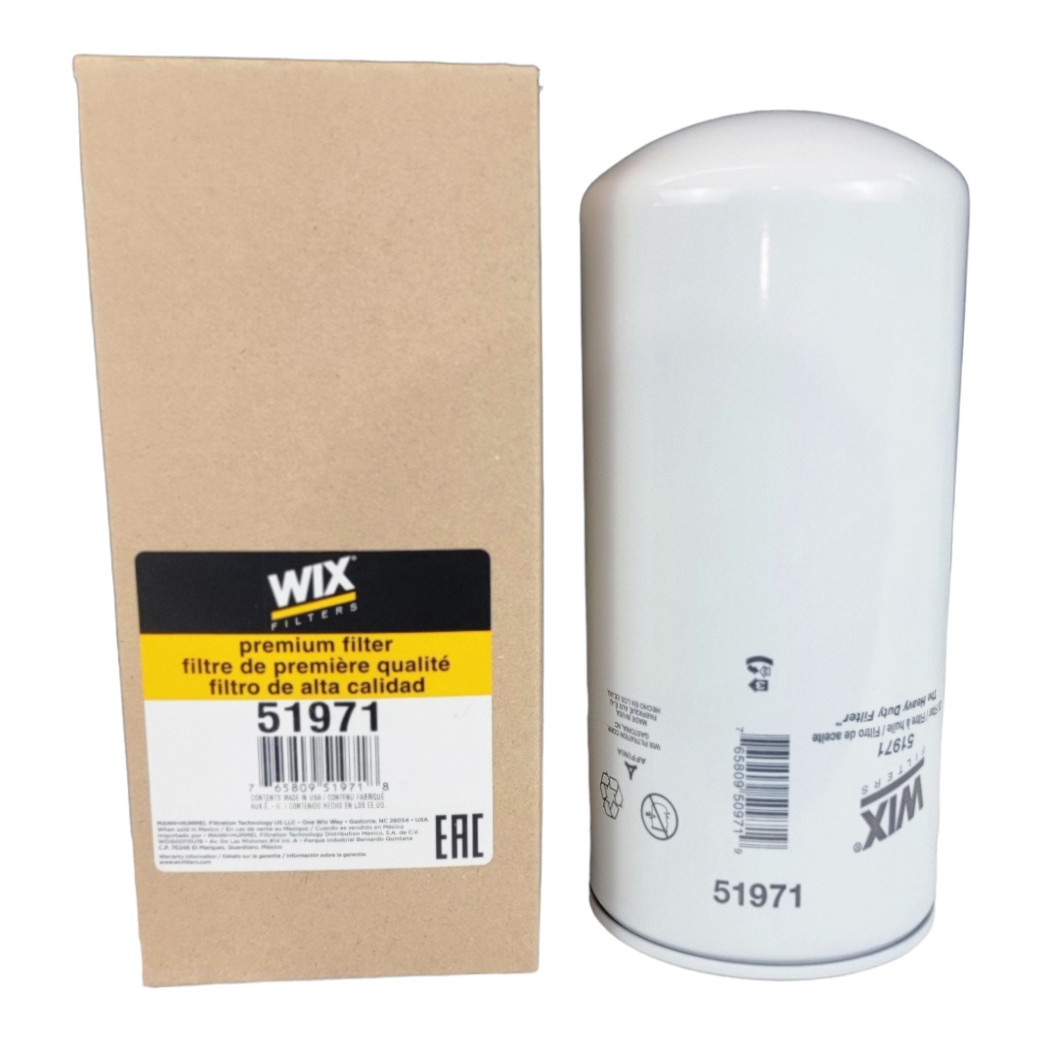 Genuine Wix 51971 Series 60 Oil Filter Replacement For Detroit Diesel 23530573