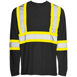 Ground Force Hi-Viz Long Sleeve Shirts - XL