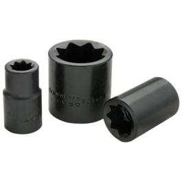 Gray Tools P4-828 7/8" x 8 point Short 1/2" drive impact socket
