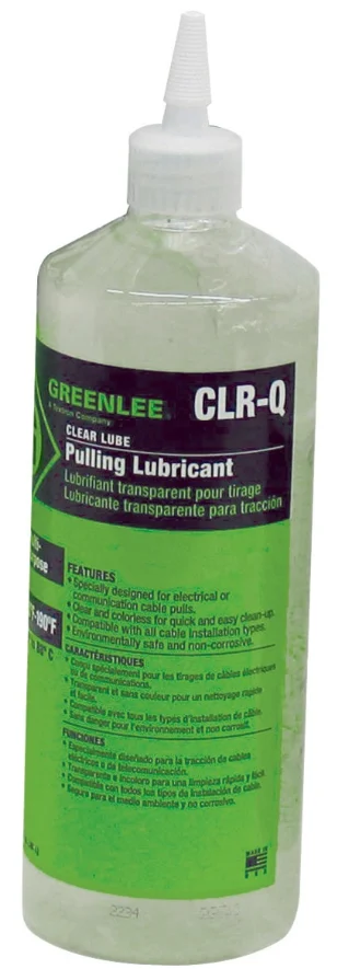 Greenlee 1 Qt. Bottle Clear Wire Pulling Lubricant – CLR-Q