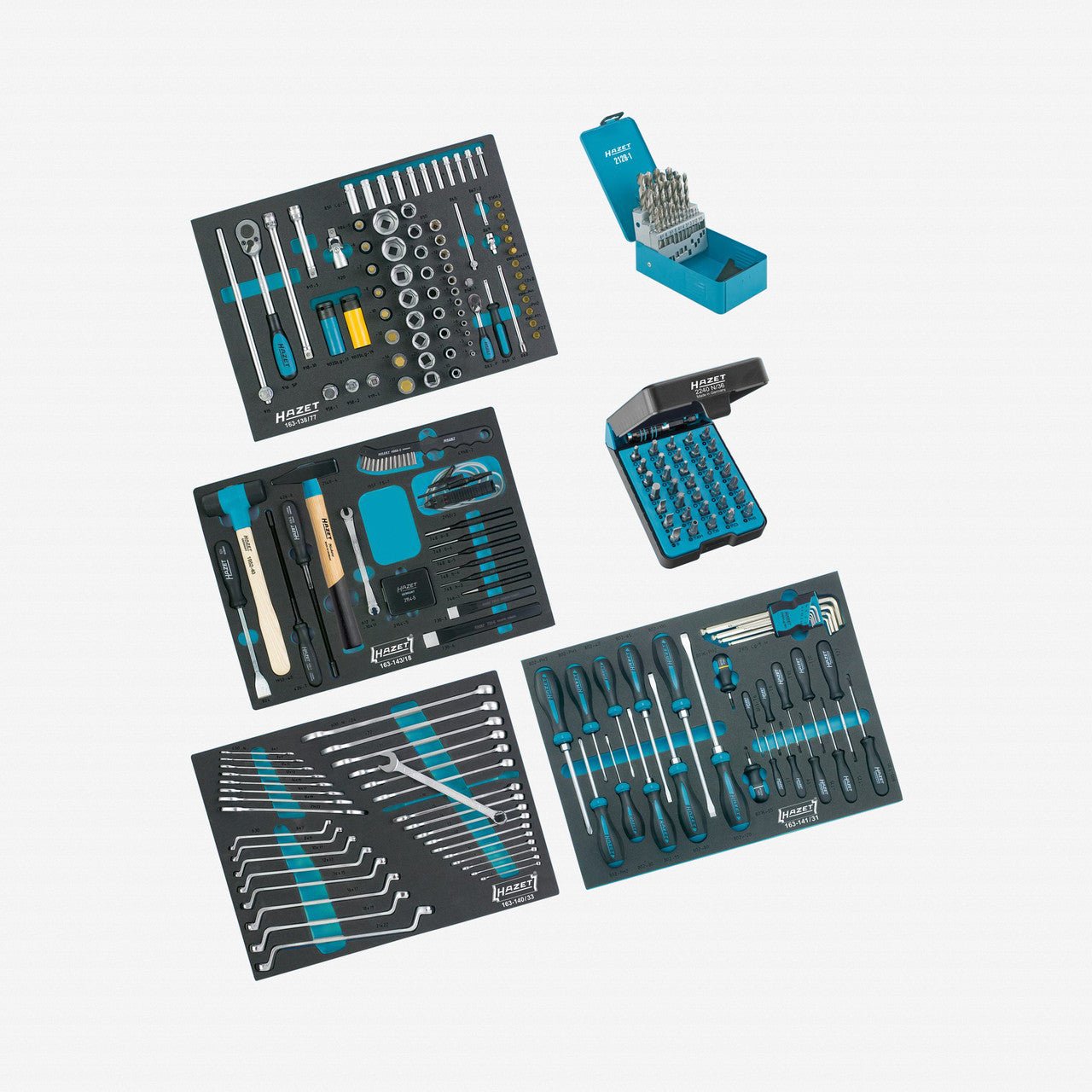 Hazet 0-179/220 Tool Assortment, 220 Pieces