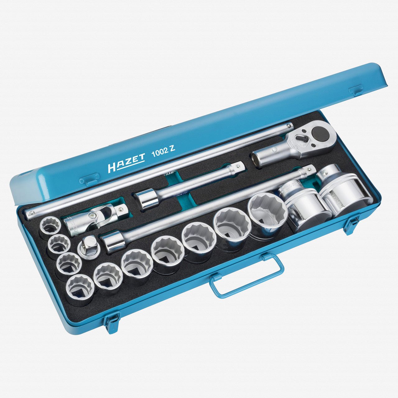 Hazet 1002Z 3/4" Metric Socket Set, 22-60mm, 18 Pieces