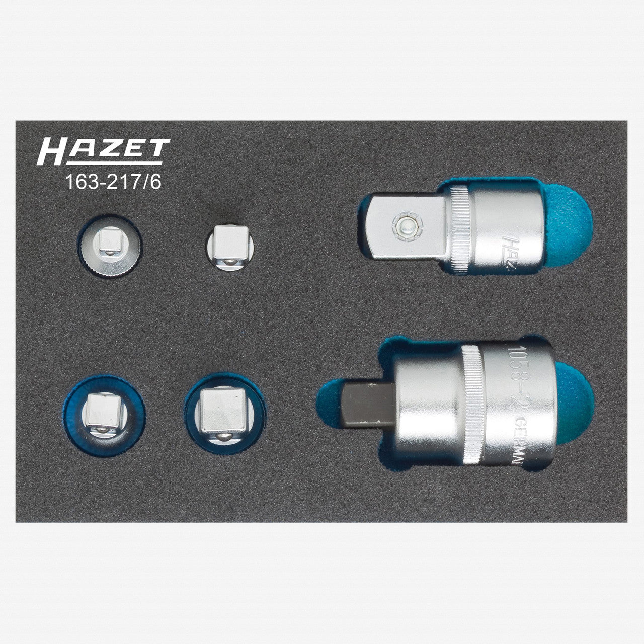 Hazet 163-217/6 Ratchet Adapter Set, 6 Pieces