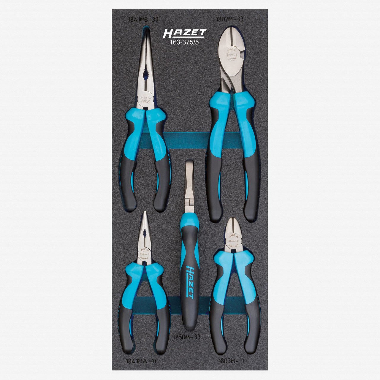 Hazet 163-375/5 Pliers Set, 5 Pieces