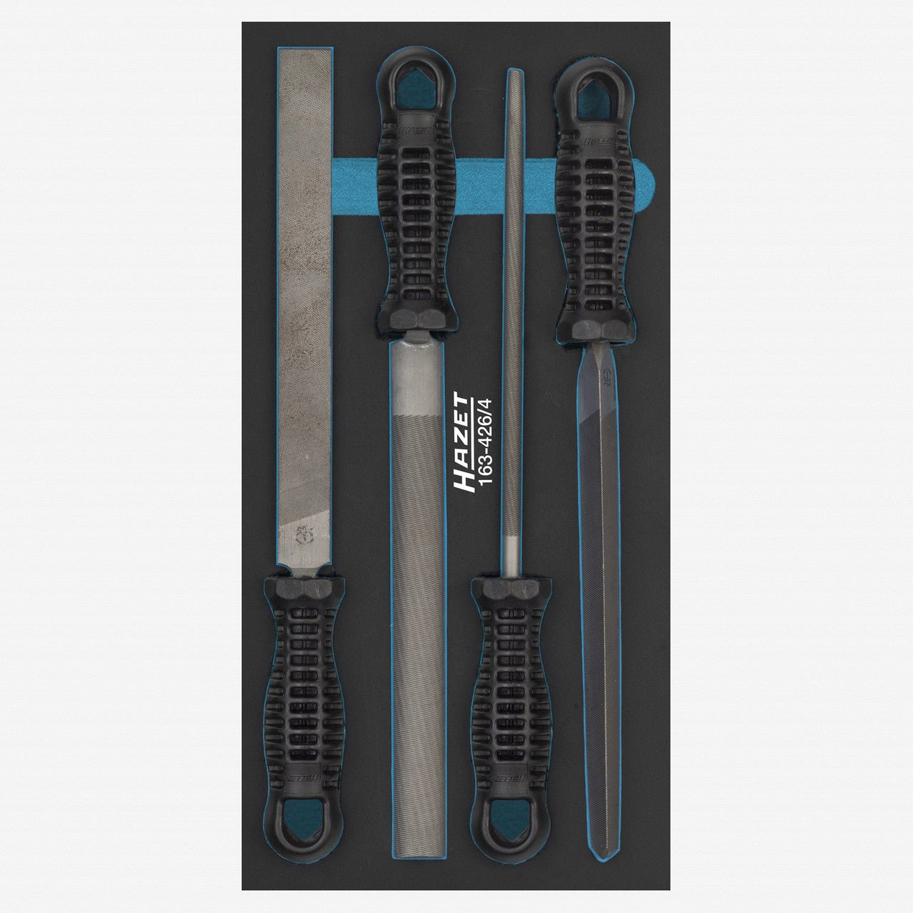 Hazet 163-426/4 File Set, 4 Pieces