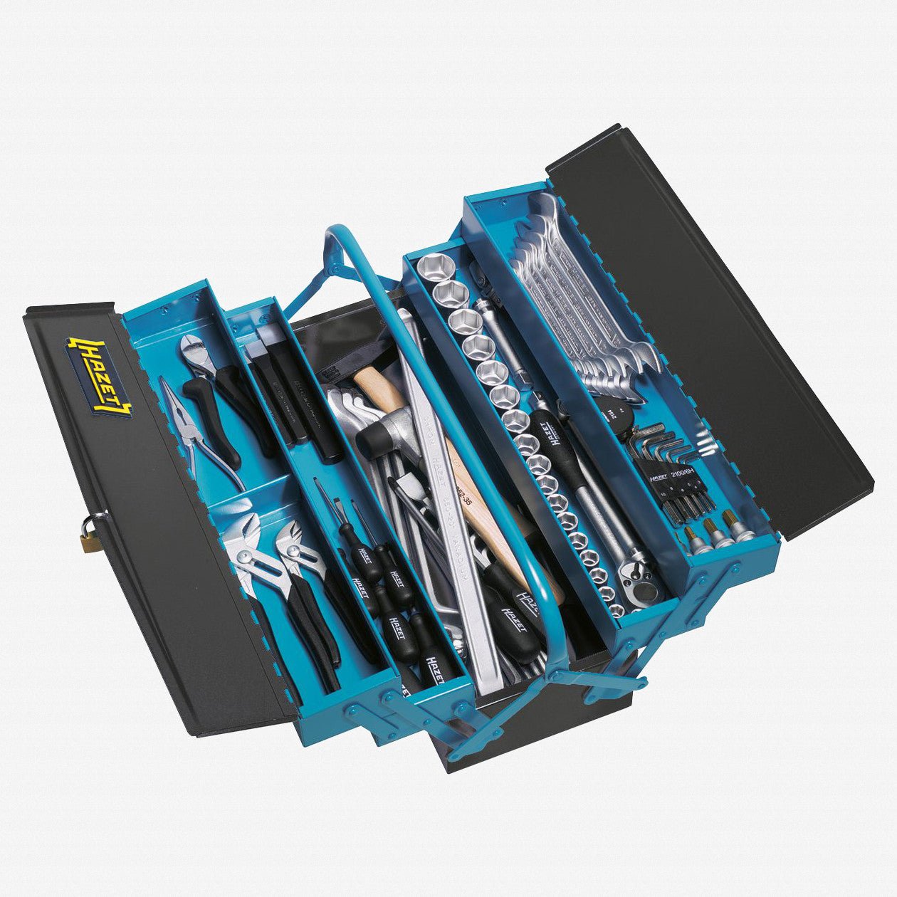 Hazet 190/80 Metal tool box with assortment