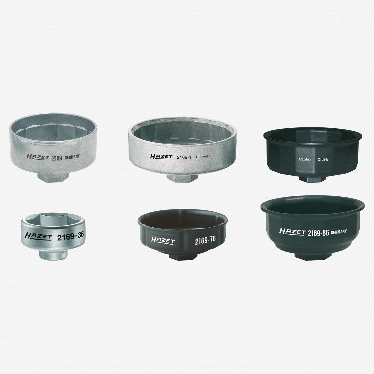 Hazet 2169/6 Oil filter wrench set