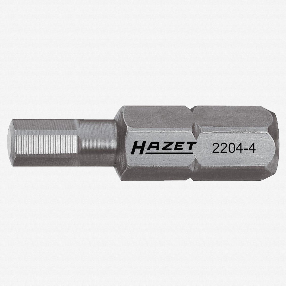 Hazet 2204-3 x 25 mm Inside Hex Bit, 1/4" Drive