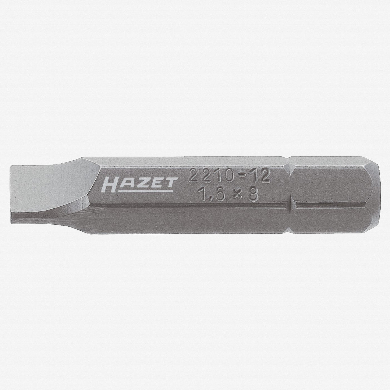 Hazet 2210-8 5.5 x 0.8 x 41mm Slotted Bit - 5/16" Drive