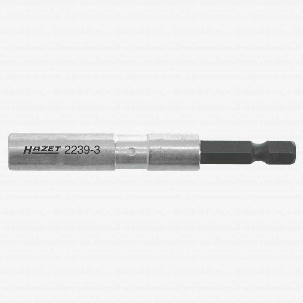 Hazet 2239-3 Adapter 1/4" hex male to 1/4" hex female Adapter - 75mm, Magnetic
