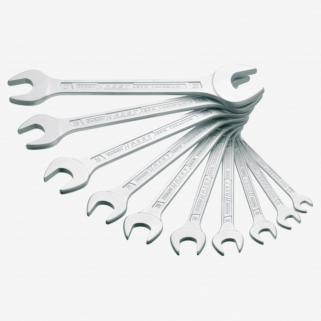 Hazet 450N/10 Double open-end wrench set