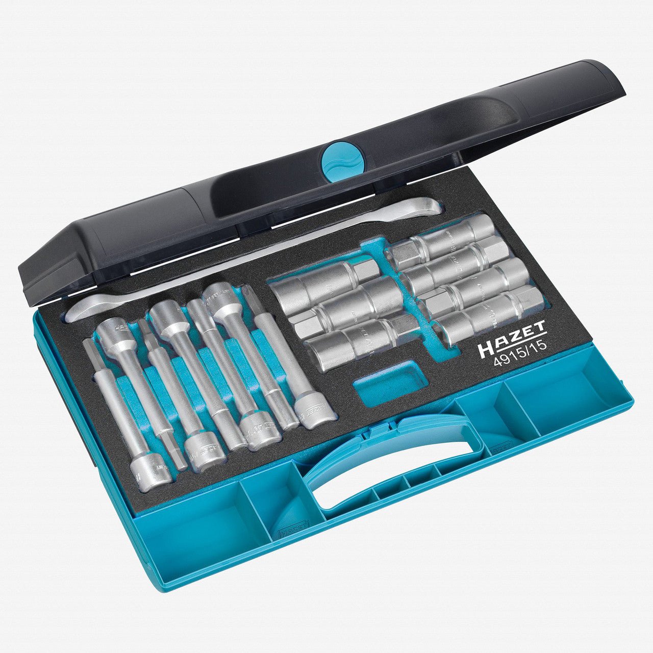 Hazet 4915/15 Shock Absorber Tool Set, 15 Pieces