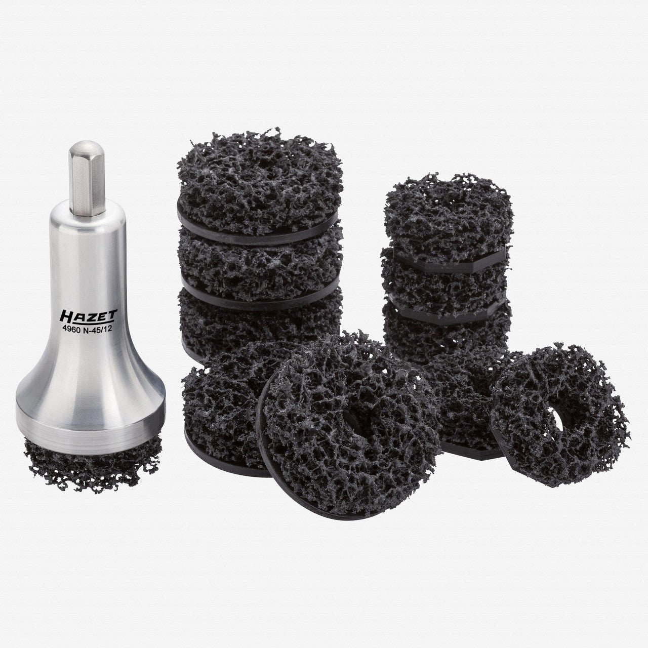 Hazet 4960N-45/12 Wheel hub grinder set for passenger cars, 12 pieces