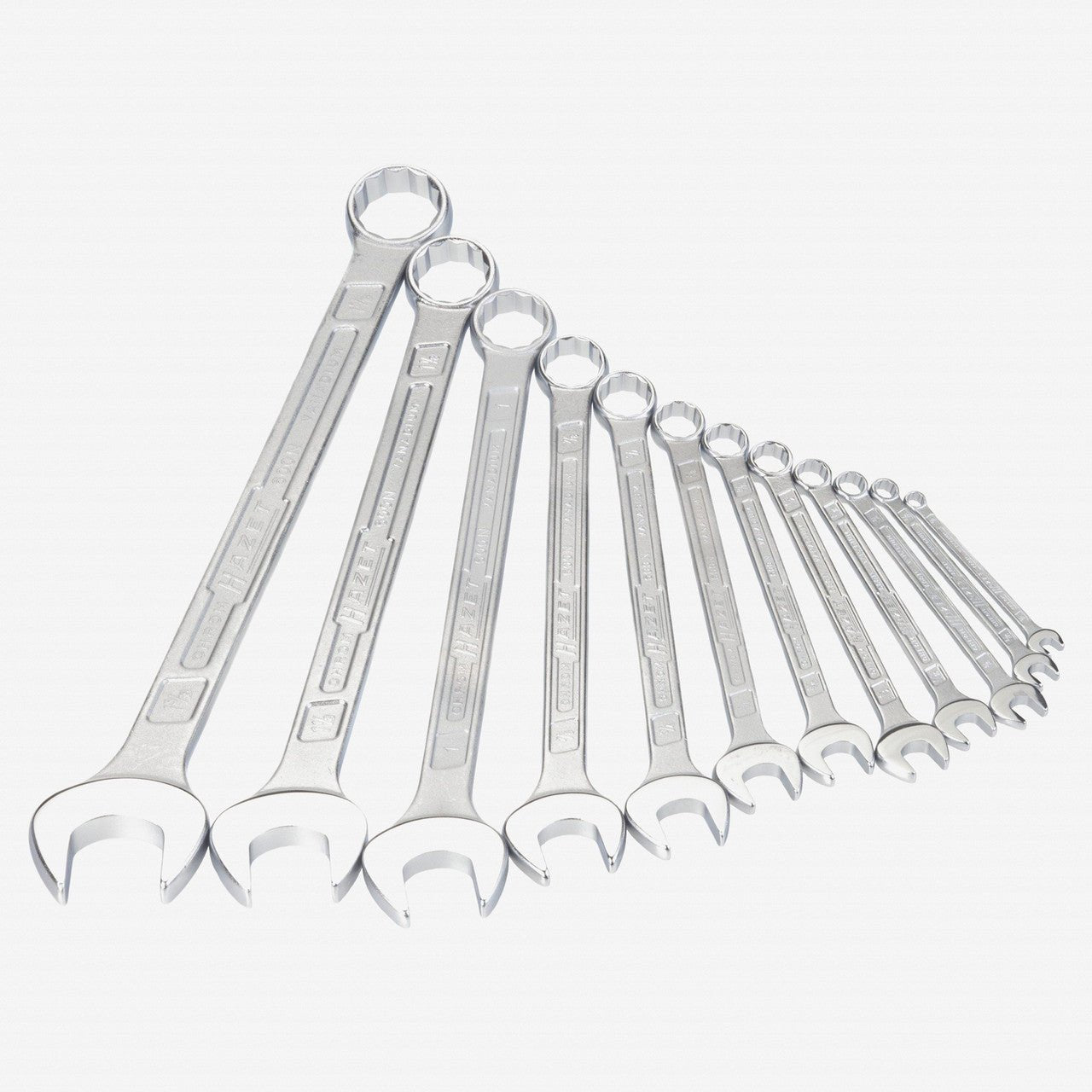 Hazet 600NA/12-1 12 Point Combination wrench set 12 pc SAE set