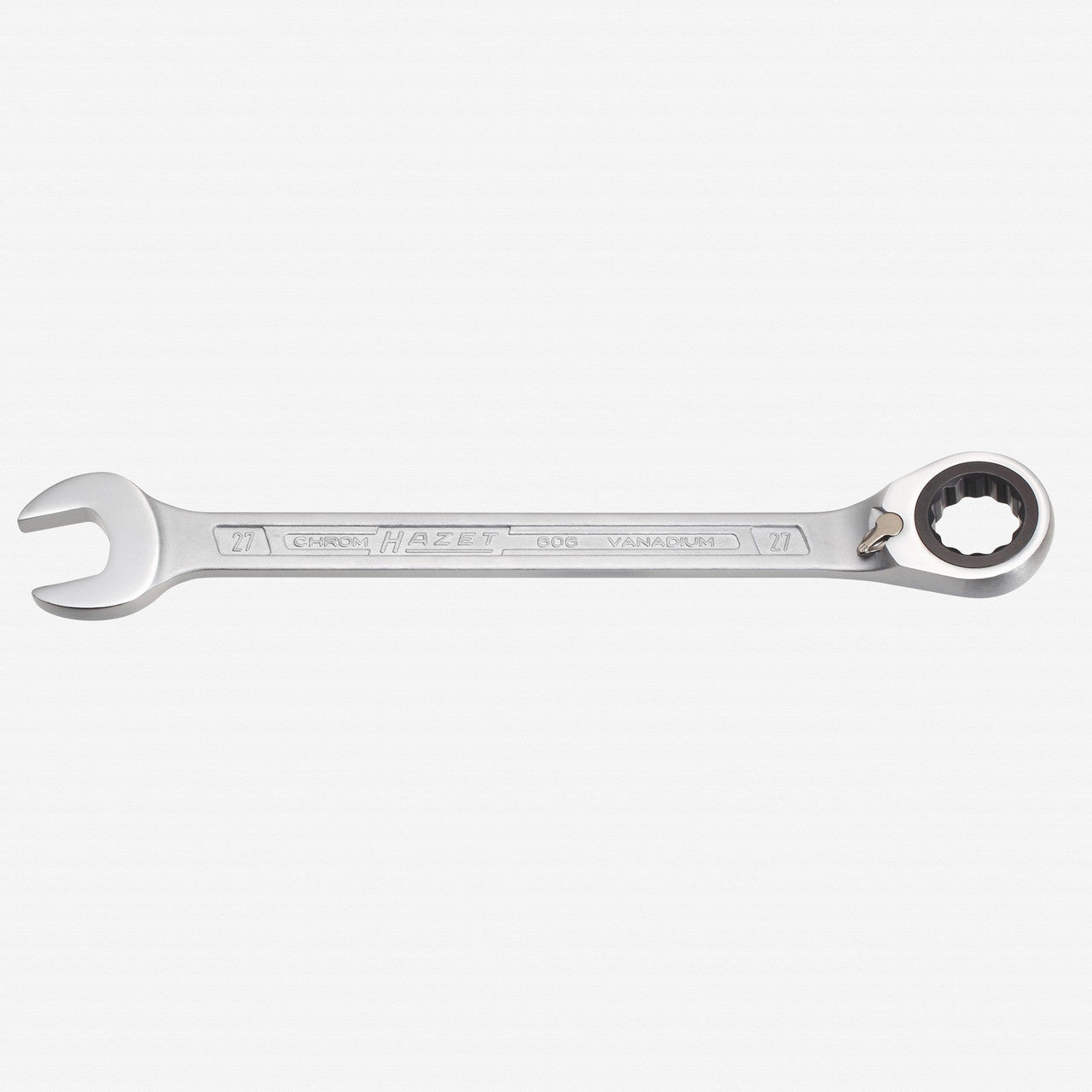 Hazet 606-27 Ratcheting Combination Wrench, 27 mm