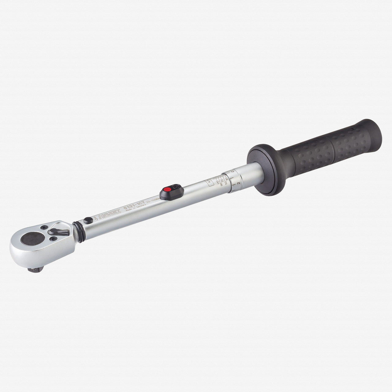 Hazet 6121-1CT Torque Wrench, 1/2" Drive, 20-120 Nm with HiPer Reversible Ratchet
