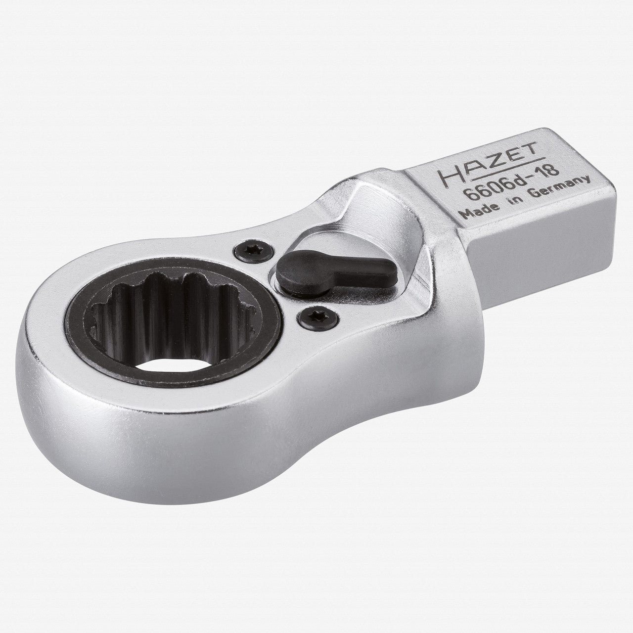 Hazet 6606D-18 Ratcheting insert box-end wrench 14x18, 18mm