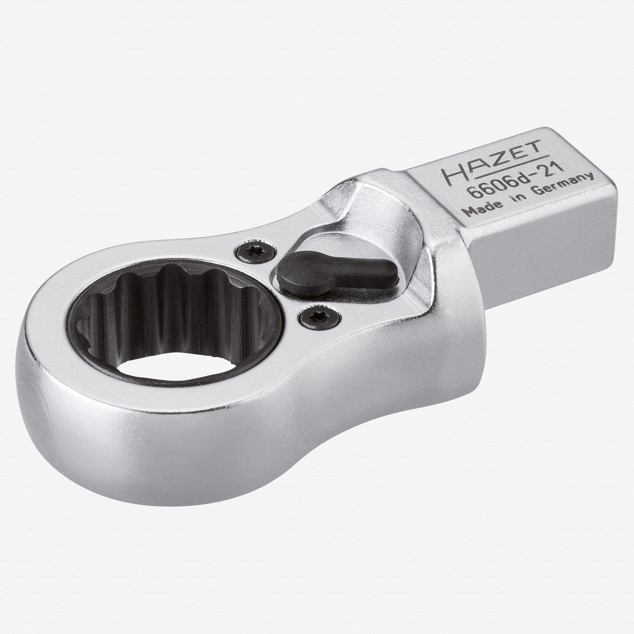 Hazet 6606D-21 Ratcheting insert box-end wrench 14x18, 21mm