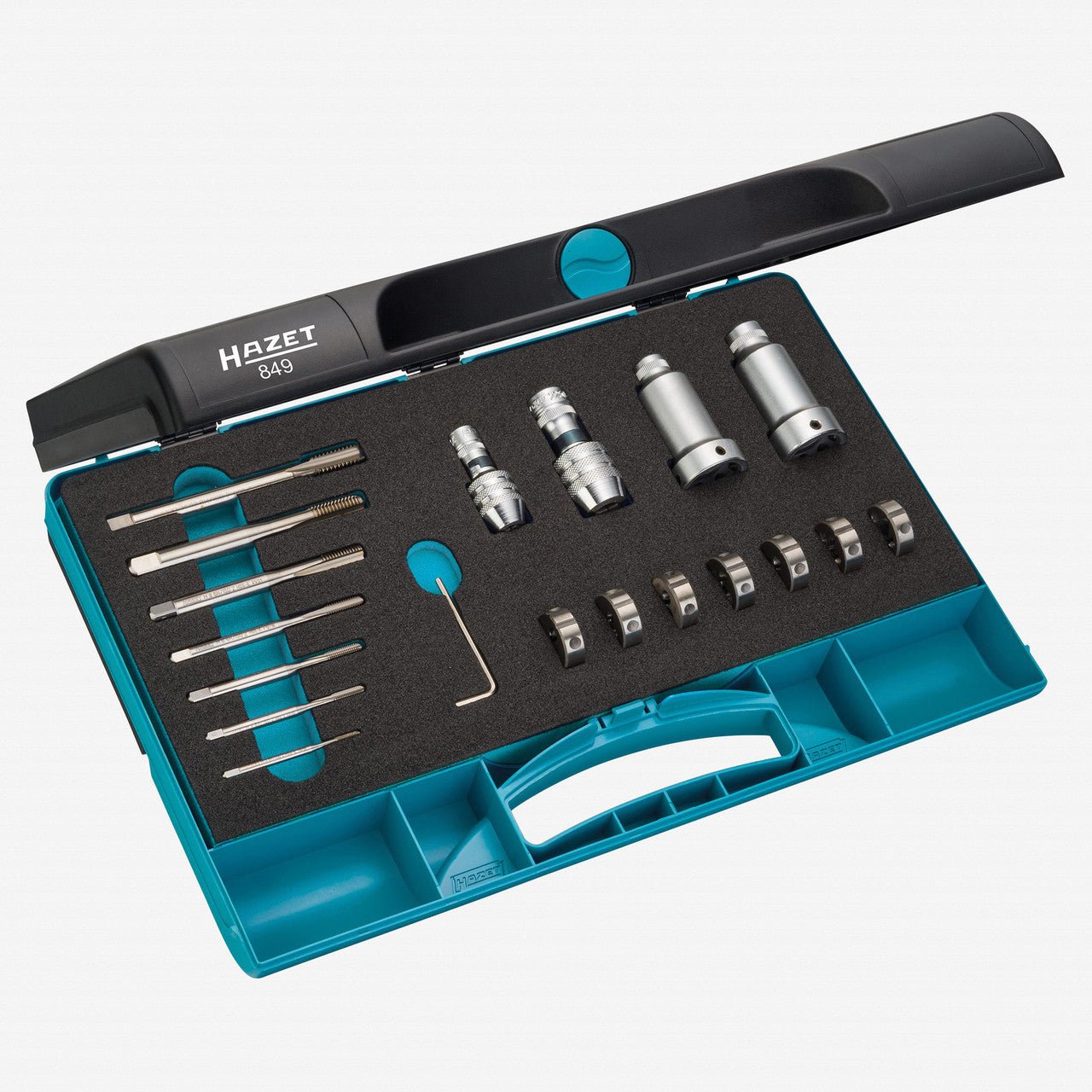 Hazet 849 Metric Tap and Die Set, 21 Pieces
