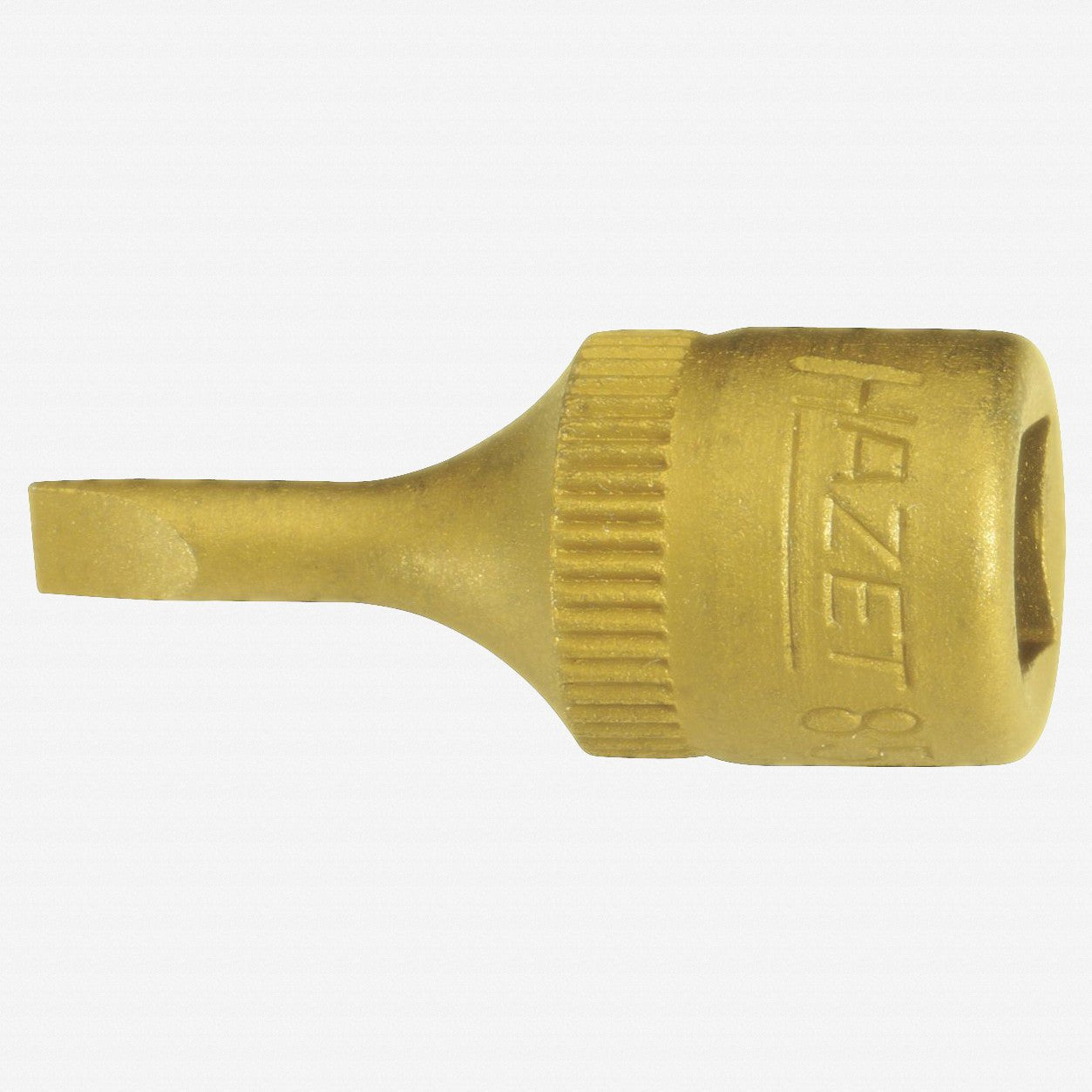 Hazet 8503-1.2X8 8mm Slotted Titanium-Nitride 1/4" Socket