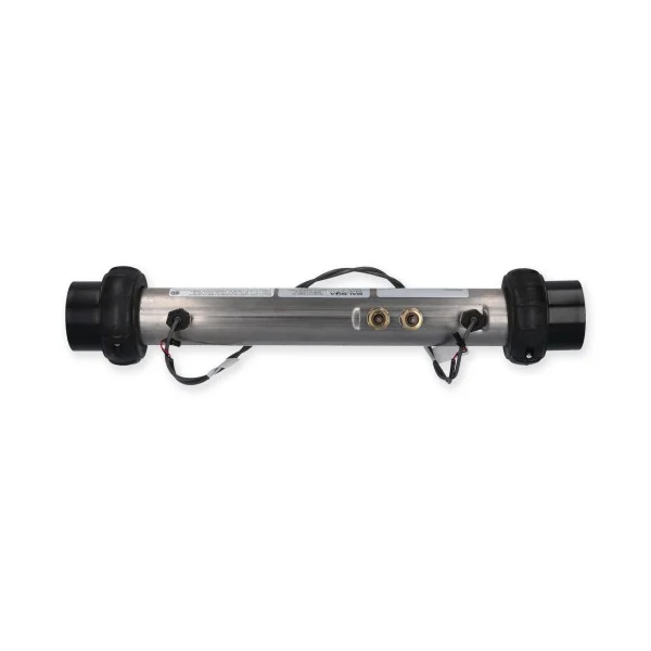 Heater Assembly, Balboa M7, SUV/2000M7, 5.5kW, 230V, 2″ x 15″Long, w/2 Sensors, Tailpieces : 58010