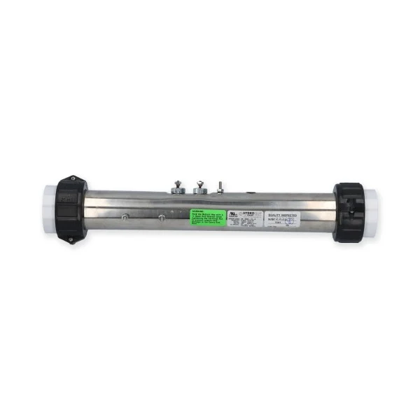 Heater Assembly, Gecko, SSPA, 5.5kW, 230V, 2″ x 15″Long, w/Tailpieces : C2550-0800ET-G