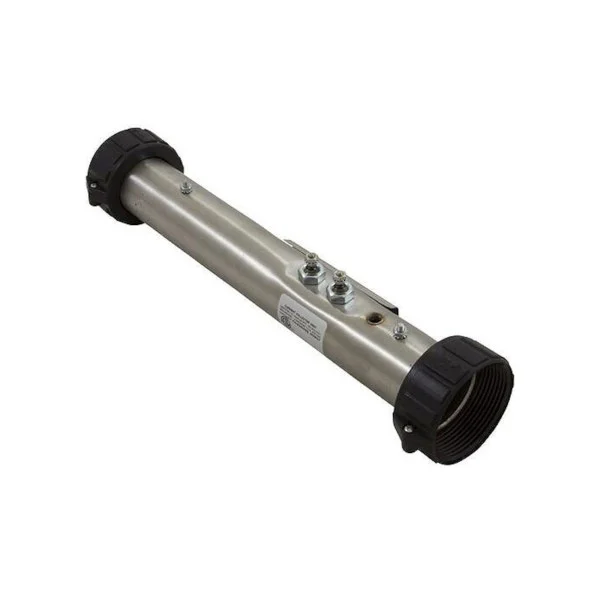 Heater Assy,AP-1/1400/LX-15,Flo-Thru,SS,5.5kW,240V,2″ x 15″L w/PS Tap,w/External T-Well,w/2 Mtg Studs: C2550-0056