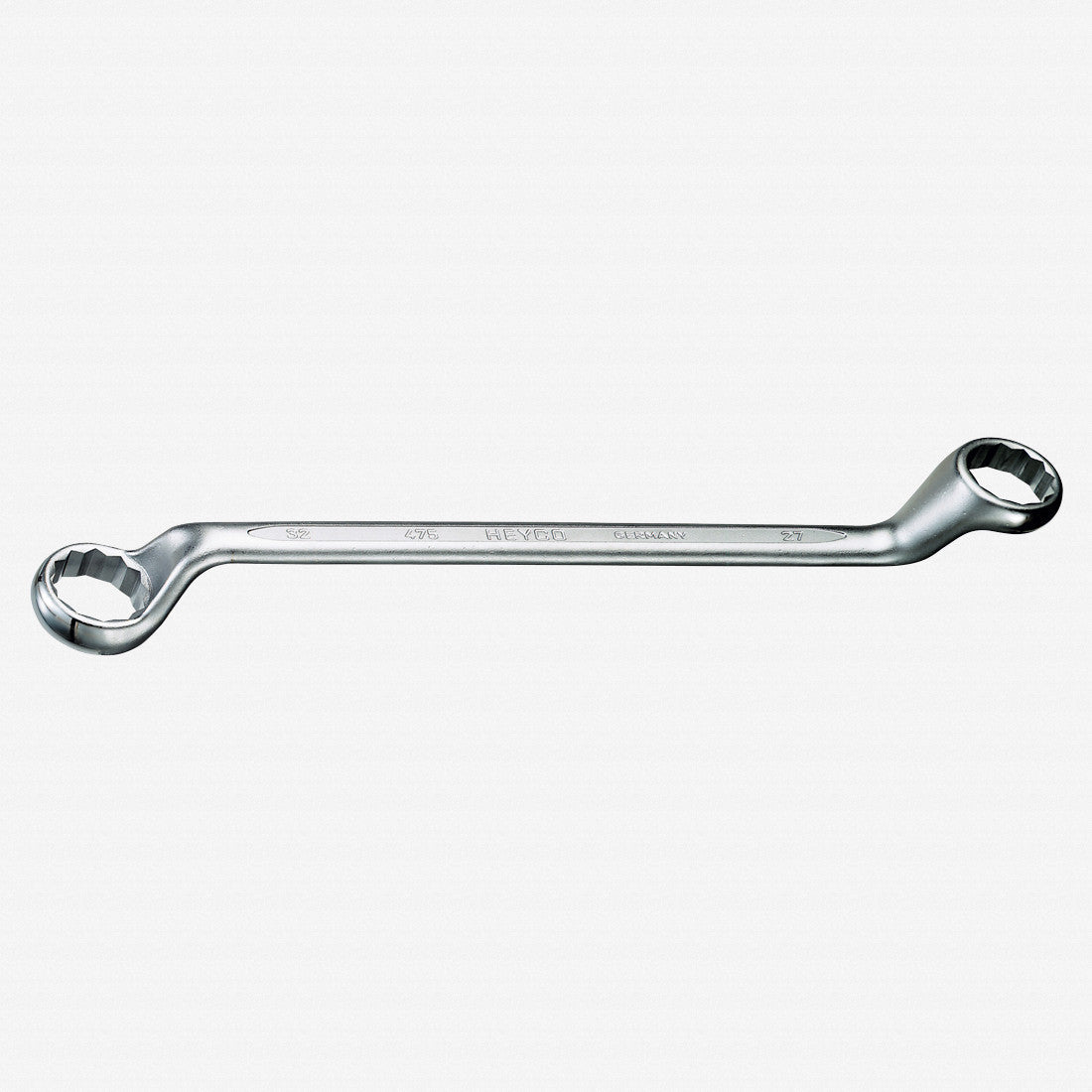 Heyco Double Ended Box Wrench, Inch - 1 + 1-1/8"