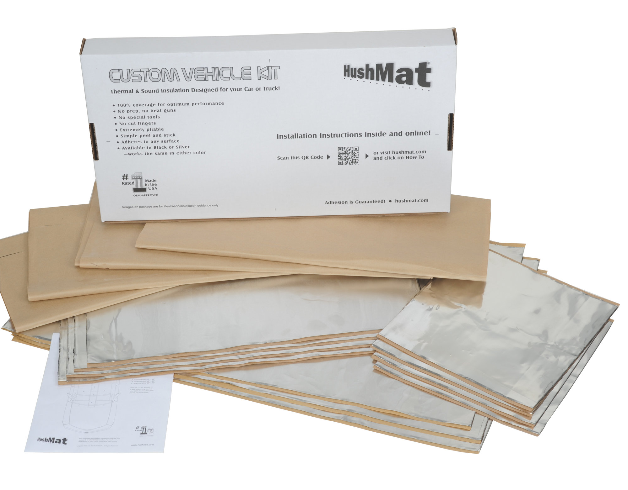 HushMat Vehicle Insulation Kit for 76-86 Jeep CJ-7