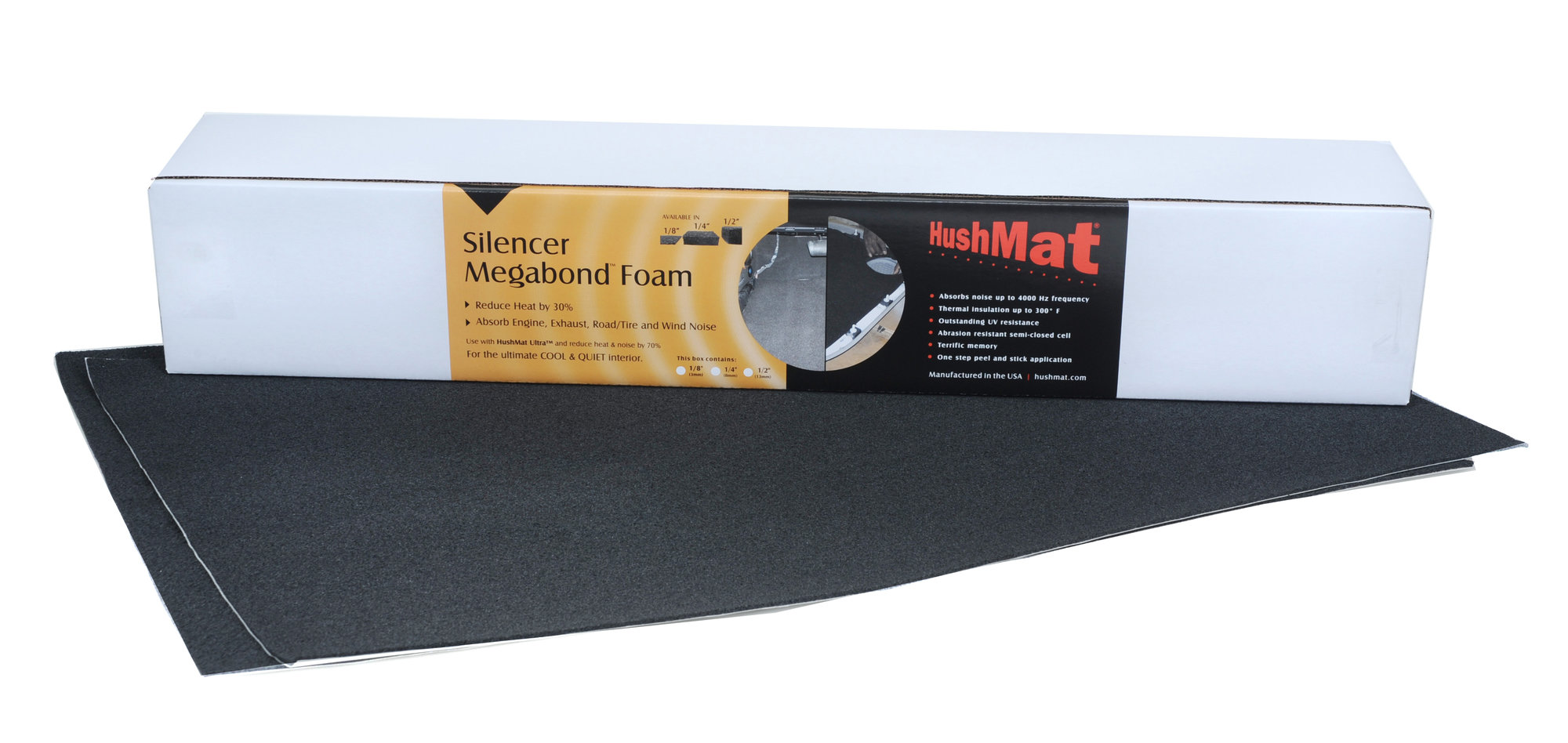 HushMat Silencer Megabond Thermal Insulating Gasket Kit (23"x36" - 11.5sq ft)