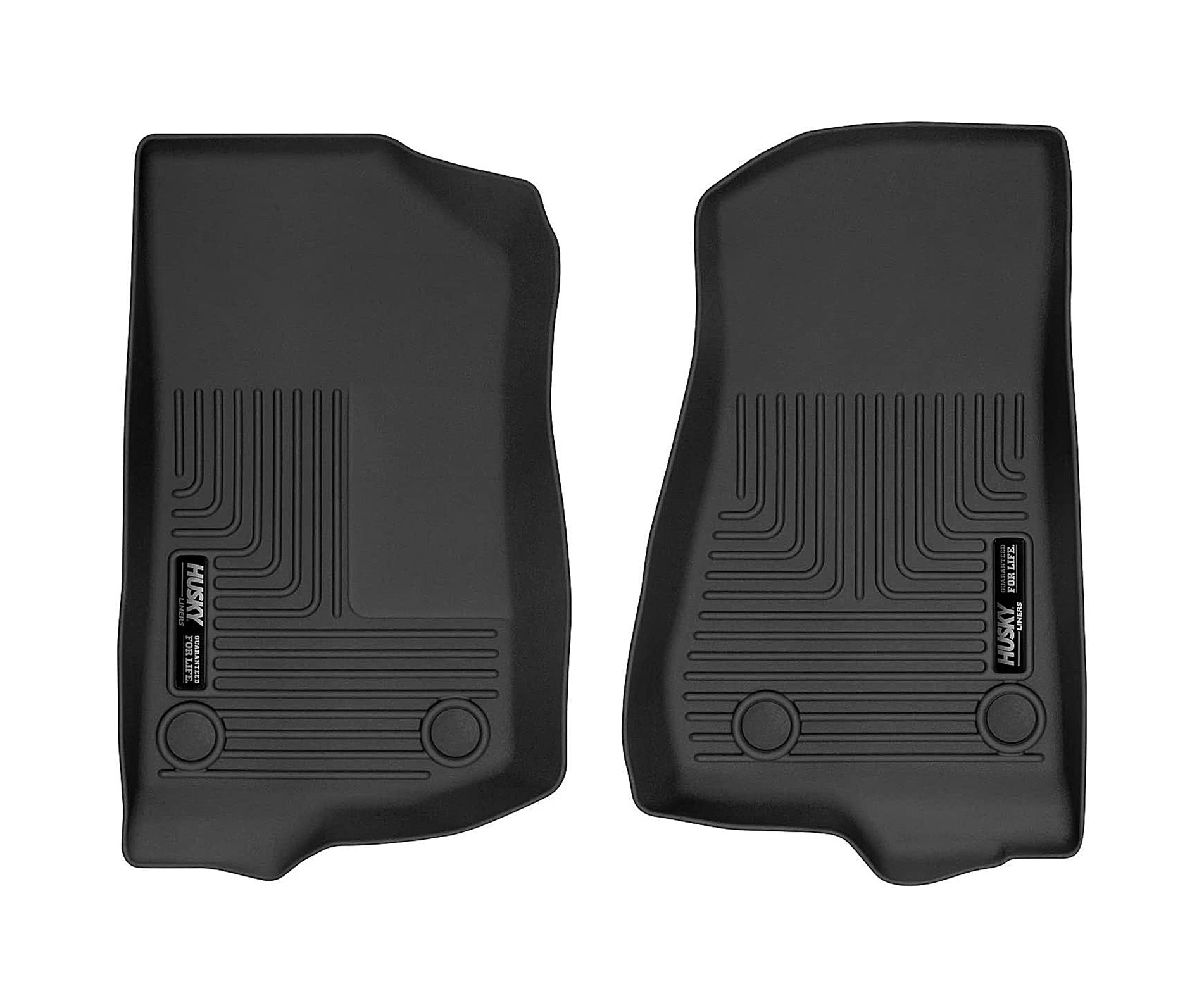 Husky Liners WeatherBeater Floor Mats for 18-26 Jeep Wrangler JL 2-Door