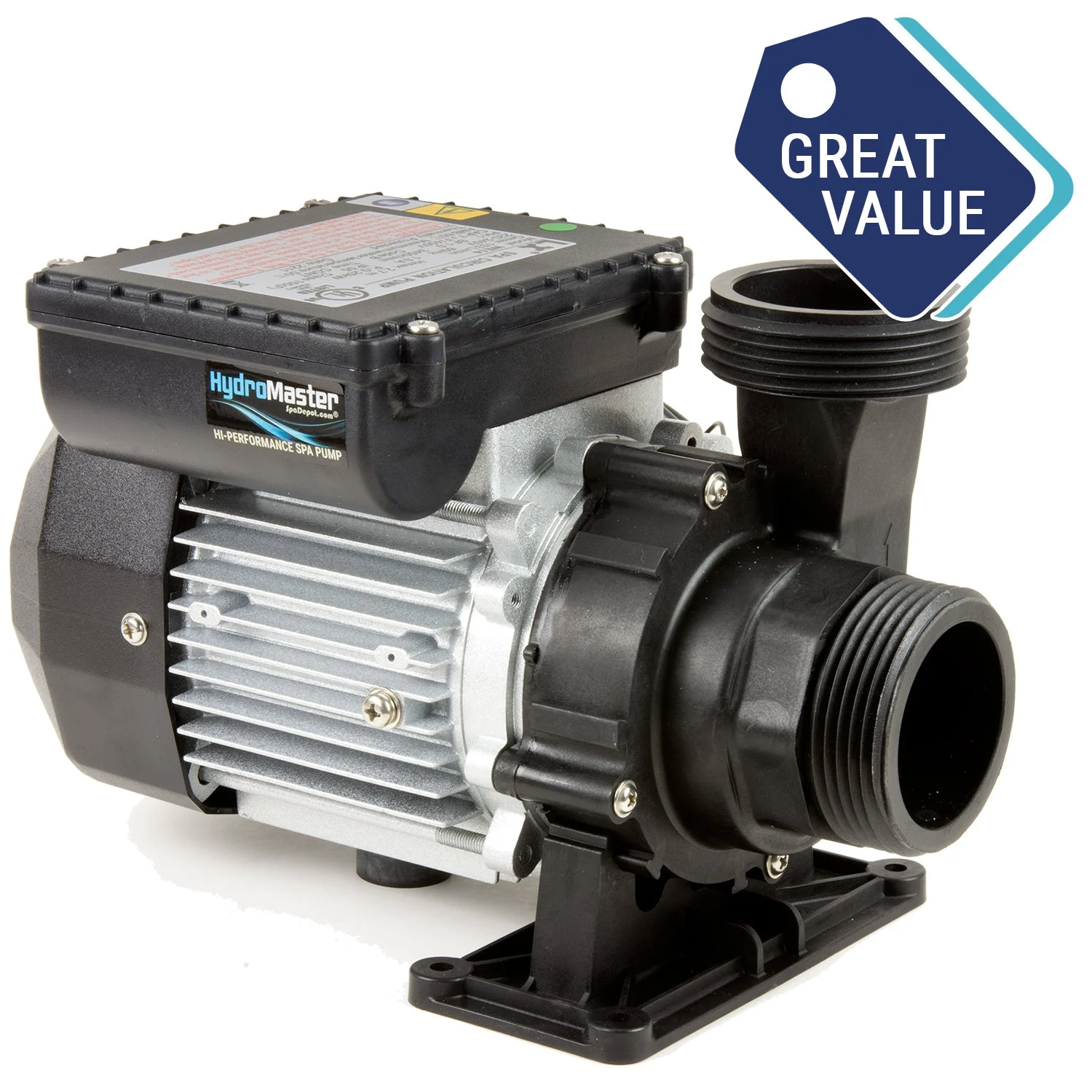 HydroMaster E14 High Flow 31-GPM Spa Circulation Pump 1.5″ MBT 240V