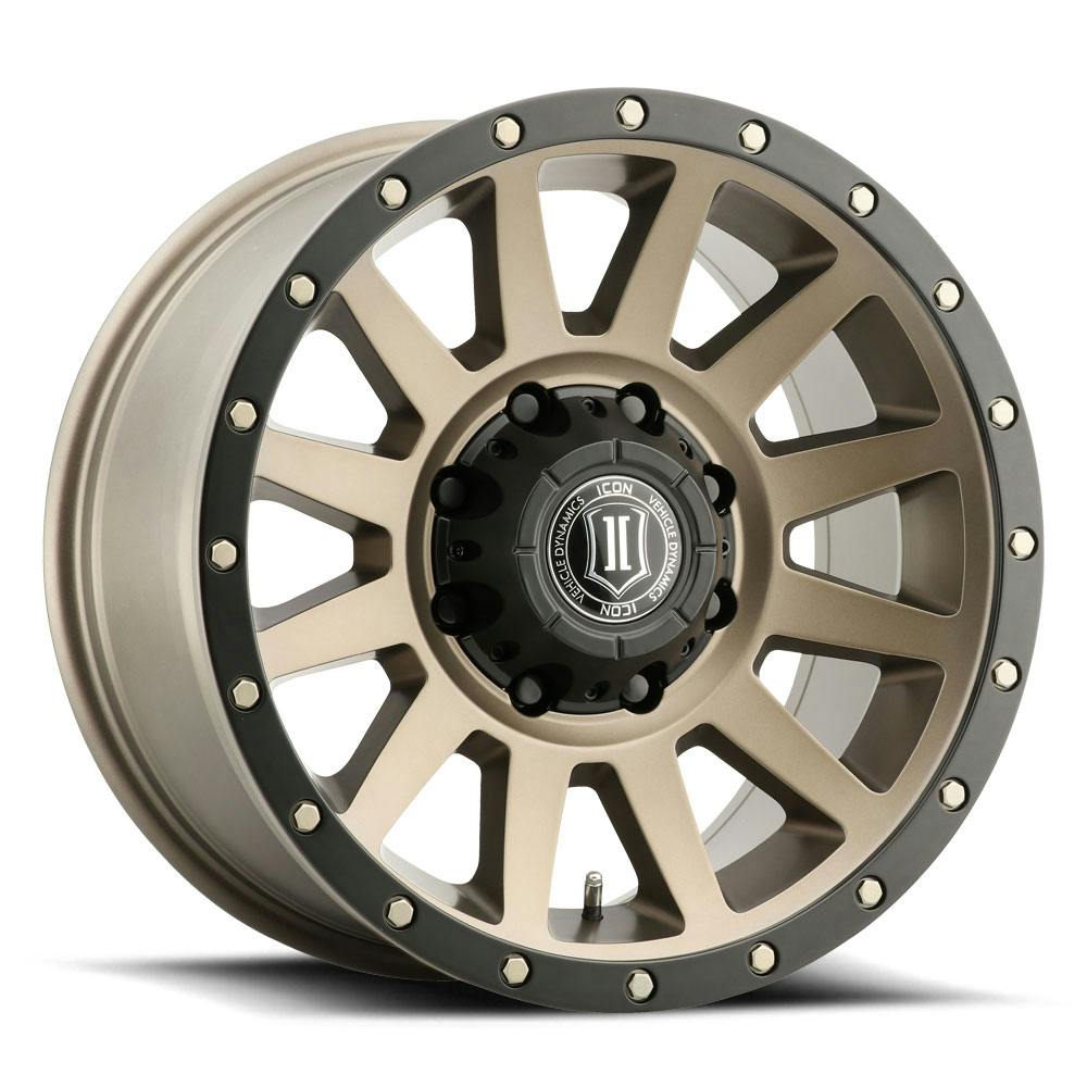 ICON Alloys 2018908055BR ICON ALLOYS COMPRESSION HD BRONZE - 18 X 9 / 8 X 6.5 / 12 MM / 5.5" BS
