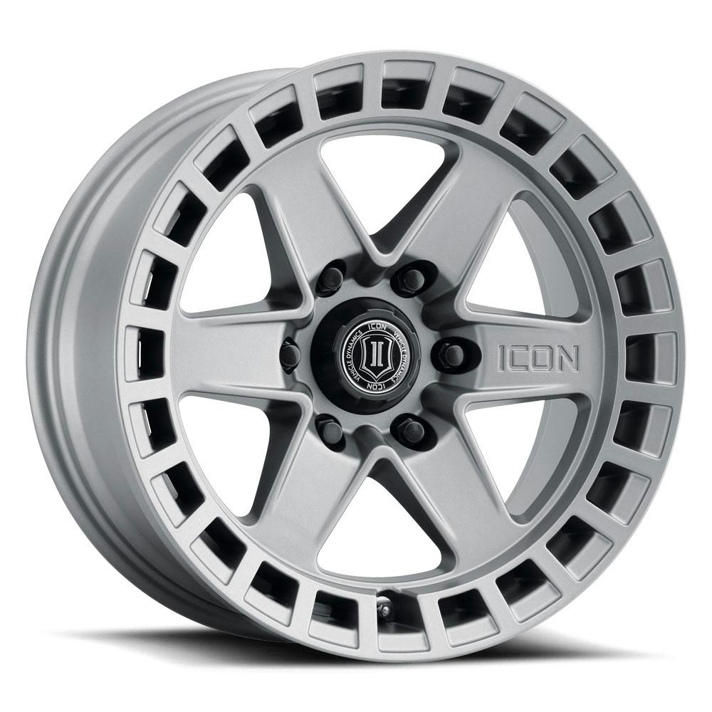 ICON Alloys 3417856350TT ICON ALLOYS RAIDER TITANIUM - 17 X 8.5 / 6 X 135 / 6 MM / 5" BS