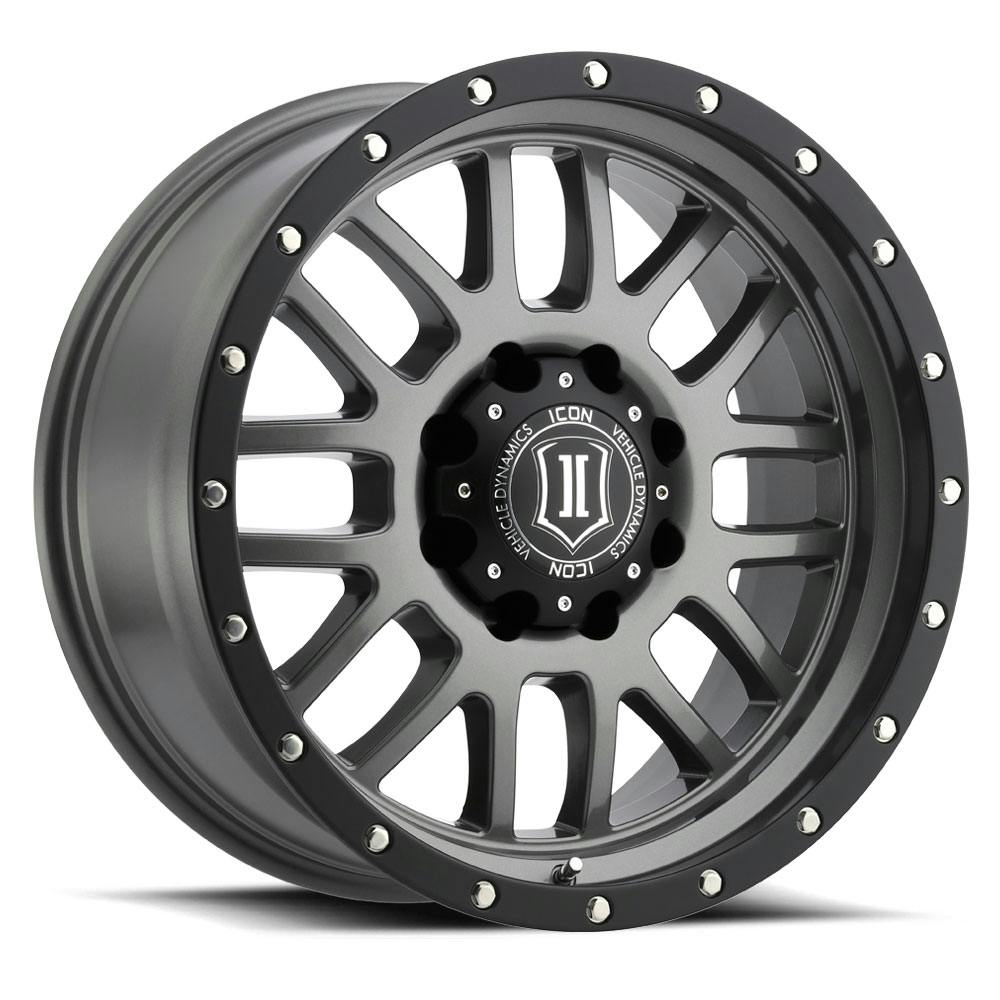 ICON Alloys 1220905556GM ICON ALLOYS ALPHA GUN MTL - 20 x 9 / 5 x 150 / 16MM / 5.625" BS