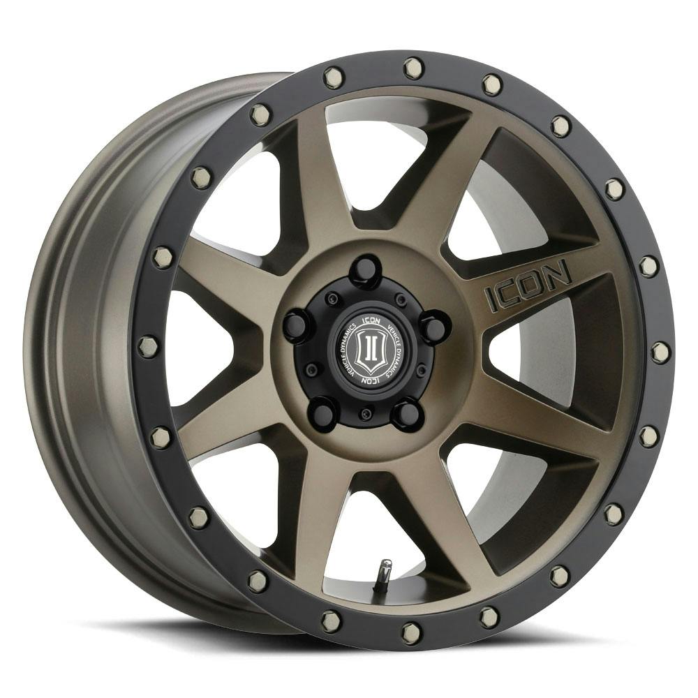 ICON Alloys 1817856547BR ICON ALLOYS REBOUND BRONZE - 17 x 8.5 / 5 X 4.5 / 0MM / 4.75" BS