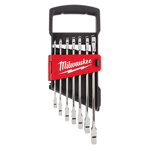 7pc Ratcheting Combination Wrench Set - Metric