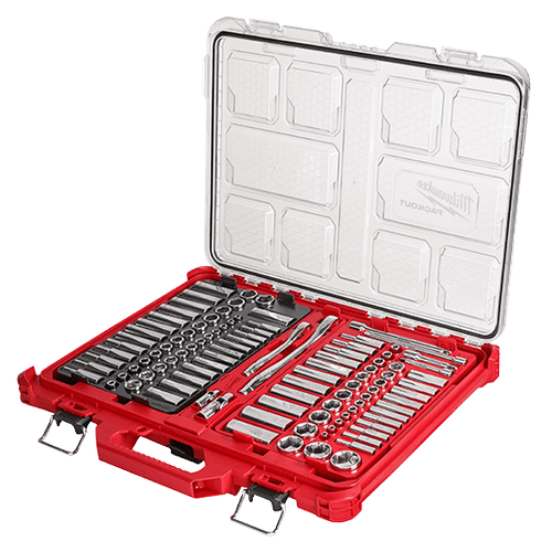 1/4" & 3/8" Drive 106pc Ratchet & Socket Set with PACKOUT Low-Profile Organizer