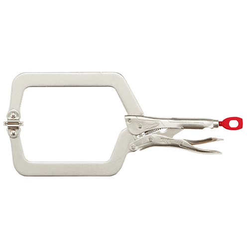 9" TORQUE LOCK LOCKING C-CLAMP WITH SWIVEL JAWS