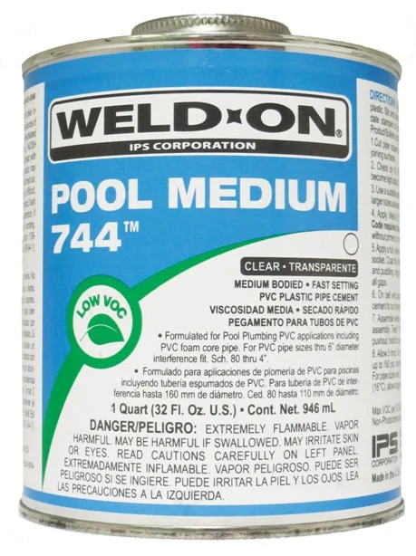 IPS 1 Quart Weld-On 744 PVC Cement – 13555