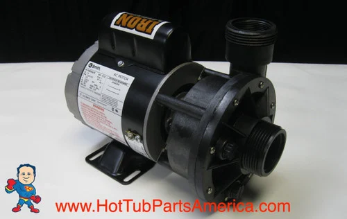 Iron Might Circulation Pump 1/8hp 230V 0.63A 48-Frame 1-1/2″ Side Discharge for Spa